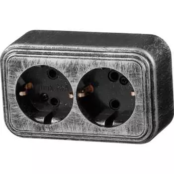 Двойная наружная розетка Юпитер