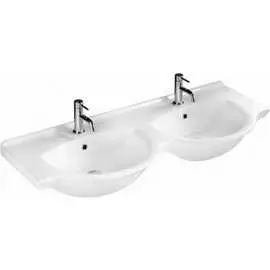 Двойная подвесная раковина для двух смесителей Hatria SOPHIE Y0Q501
