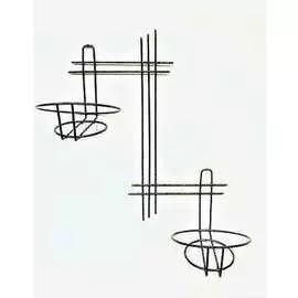 Двойная прямая настенная подставка ПРОФСАНМОНТАЖ