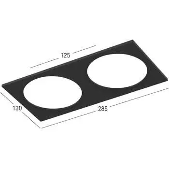 Двойная рамка для серии SWG COMBO 1 COMBO-1S2-BL