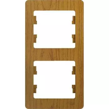 Двойная рамка Systeme Electric Glossa GSL000506