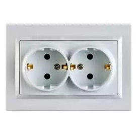 Двойная розетка Econ Камелия K006