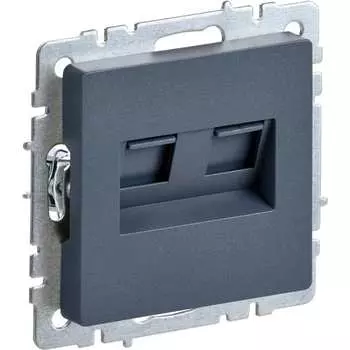 Двойная розетка IEK Brite рк/т12-брм BR-KT20-O-1-K35