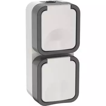 Двойная розетка IEK Tors TS-R26-16-55-V-K41