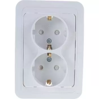Двойная розетка IN HOME CLASSICO 2128x 4690612000985