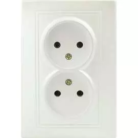 Двойная розетка Intro Plano 1-204-06 Б0053912