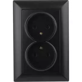 Двойная розетка Intro Solo 4-204-05 Б0053670