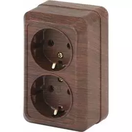 Двойная розетка Intro Quadro Б0053805