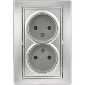 Двойная розетка Intro Plano 1-204-03 Б0053907