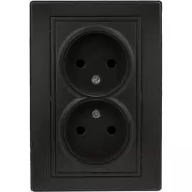 Двойная розетка Intro Plano 1-204-05 Б0053911