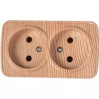 Двойная розетка Intro Polo 3-203-11 Б0053571