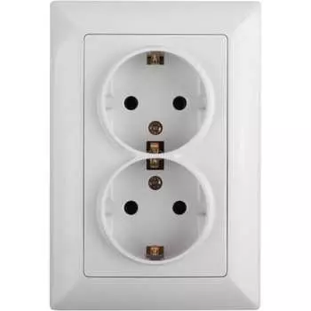 Двойная розетка Intro Solo 4-205-01 Б0053674