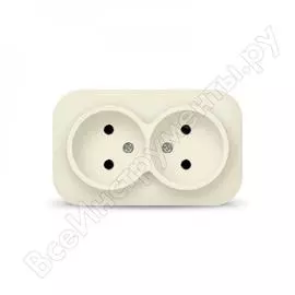 Двухместная розетка IONICH