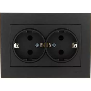 Двойная розетка Lezard RAIN 703-4141-127