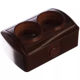 Двойная розетка Lezard NATA 710-0600-128