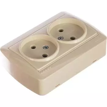 Двойная розетка Lezard DEMET 711-0300-128