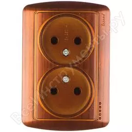 Двойная розетка Lezard DEMET 711-0500-128