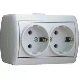 Двойная розетка Lezard NATA 710-0200-127