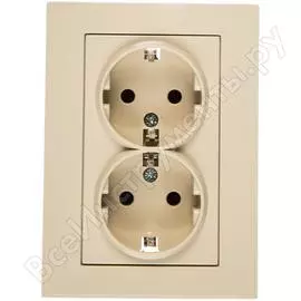 Двойная розетка Lezard