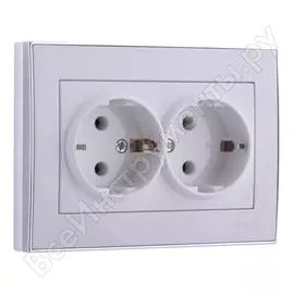 Двойная розетка Lezard RAIN 703-0225-127
