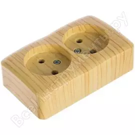 Двойная розетка Lezard VIOLA 751-5200-128