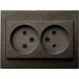 Двойная розетка LIREGUS Эпсилон IKL 16-109/409 E/J 28-1152