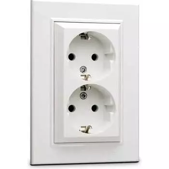Двойная розетка MAKEL Karea 56001082