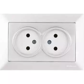 Двойная розетка Mutlusan Candela 21252010201