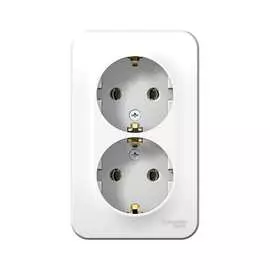 Двойная розетка Systeme Electric BLANCA BLNRA010211