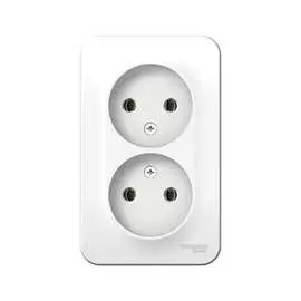 Двойная розетка Systeme Electric BLANCA BLNRA000201