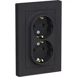 Двойная розетка Systeme Electric AtlasDesign ATN001024