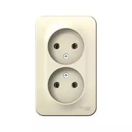 Двойная розетка Systeme Electric BLANCA BLNRA000212
