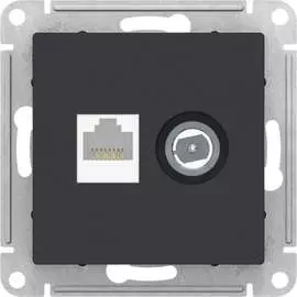 Двойная розетка Systeme Electric AtlasDesign ATN001089