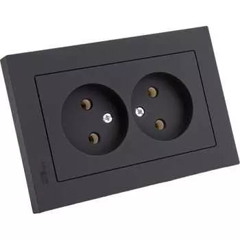 Двойная розетка Systeme Electric AtlasDesign ATN001020