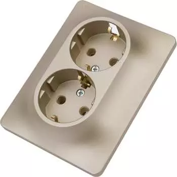 Двойная розетка Systeme Electric GLOSSA GSL000424