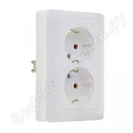 Двойная розетка Systeme Electric ХИТ RS16-236-B