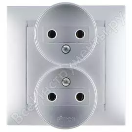 Двойная розетка Simon 1590457-033