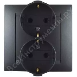 Двойная розетка Simon 1590459-038