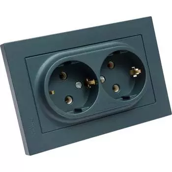 Двойная розетка Systeme Electric AtlasDesign ATN000824