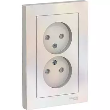 Двойная розетка Systeme Electric AtlasDesign ATN000422