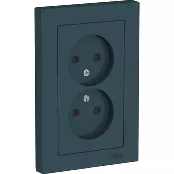 Двойная розетка Systeme Electric AtlasDesign ATN000822