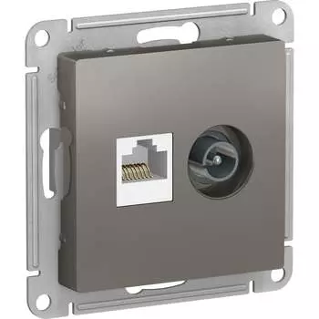 Двойная розетка Systeme Electric AtlasDesign ATN000989