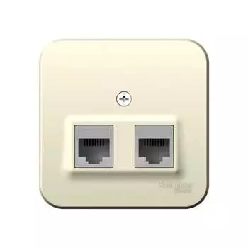 Двойная розетка Systeme Electric Blanca BLNIA045117