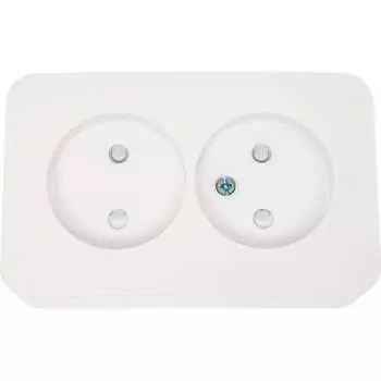 Двойная розетка Systeme Electric BLANCA BLNRA001211