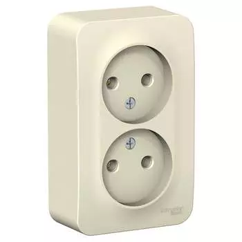 Двойная розетка Systeme Electric BLANCA BLNRA001212