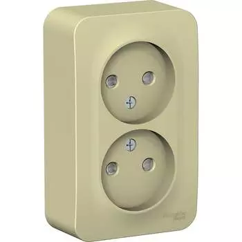 Двойная розетка Systeme Electric Blanca BLNRA001217