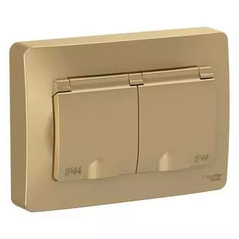 Двойная розетка Systeme Electric Blanca BLNRS441124