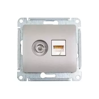 Двойная розетка Systeme Electric Glossa GSL001289