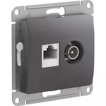 Двойная розетка Systeme Electric Glossa GSL001389