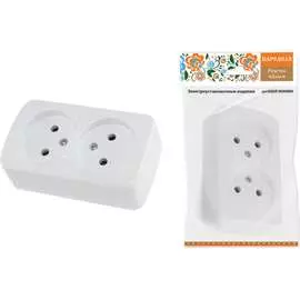 Двойная розетка TDM ELECTRIC Дача Народная SQ1824-0009